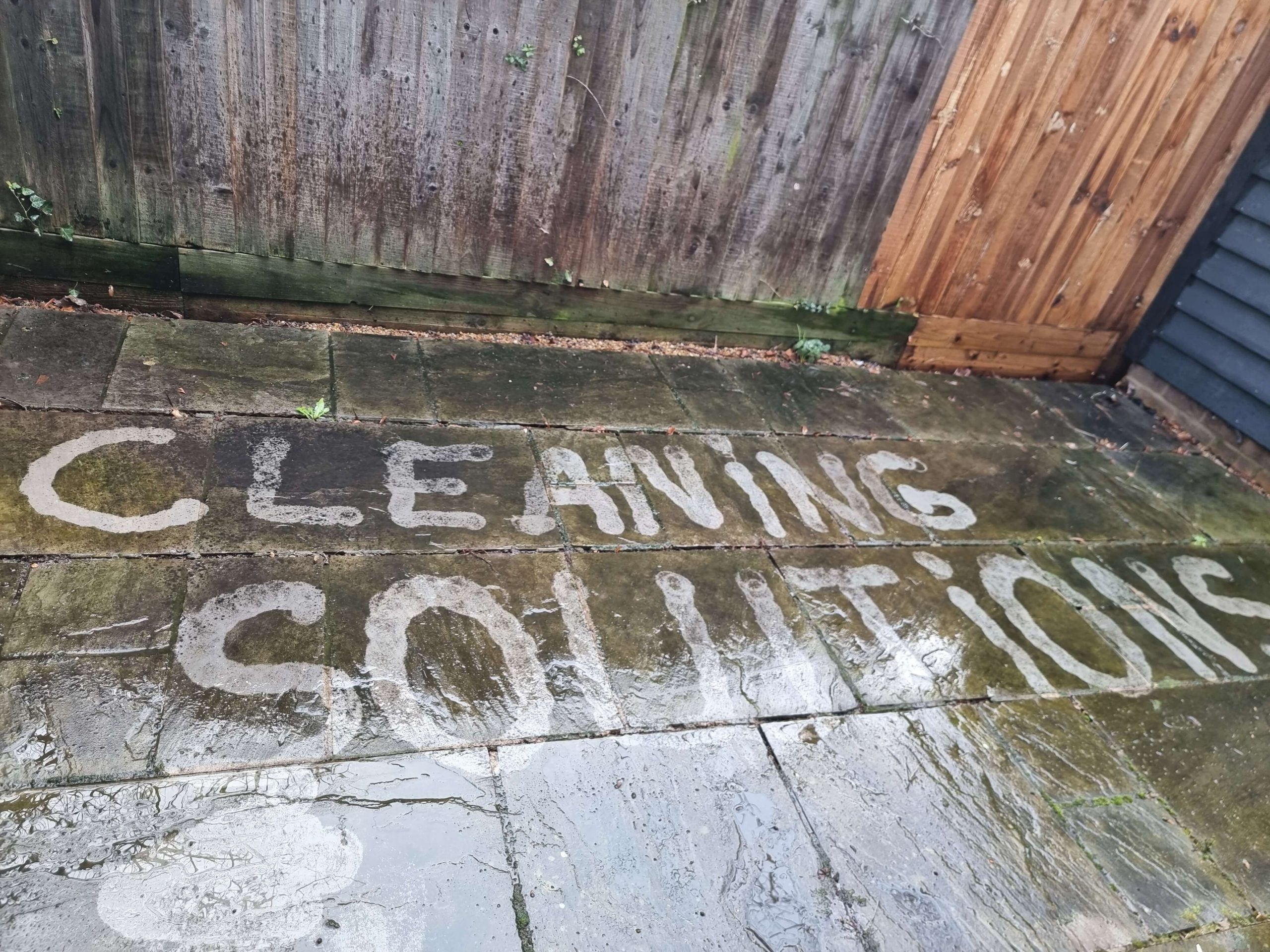 Removing Moss, Algae & Surface Grime